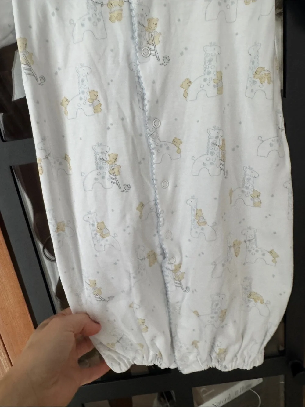 Kissy Kissy converter gown pima coverall romper mittens giraffe teddy bear baby